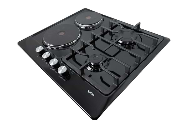 Фото - Варильна поверхня комбінована Ventolux HG622 B3 S (BK)