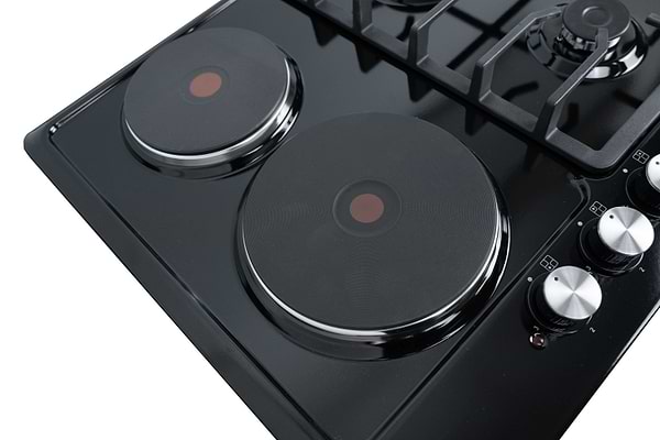 Фото - Варильна поверхня комбінована Ventolux HG622 B3 S (BK)