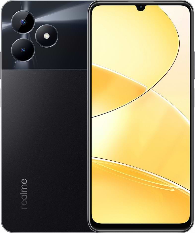 Смартфон realme C51 4/128Gb Black - Фото 1