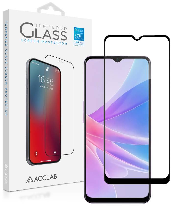 Фото - Защитное стекло для смартфона ACCLAB Full Glue for Oppo A58 (1283126565144)