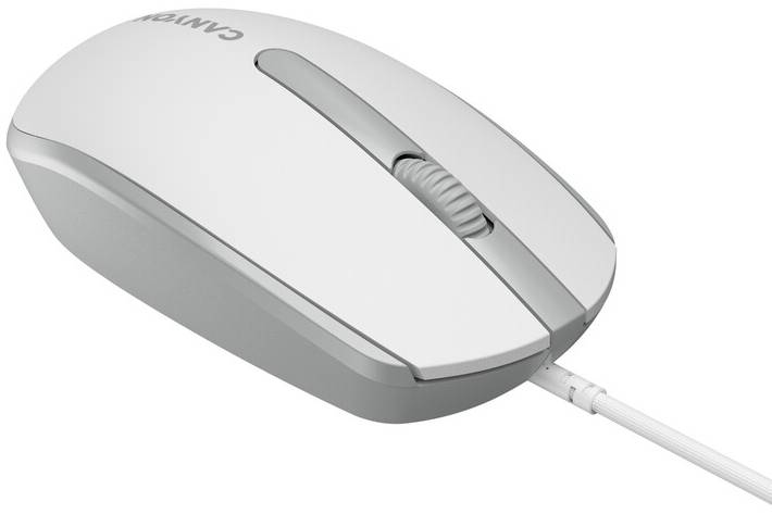 Фото - Миша дротова Canyon M-10 USB White Grey (CNE-CMS10WG)