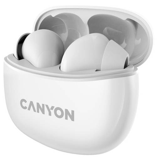 Фото - Наушники вкладыши беспроводные TWS Canyon TWS-5 (CNS-TWS5W) White