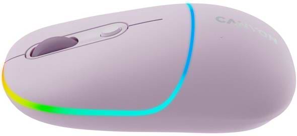 Фото - Миша бездротова Canyon MW-22 Dual Band RGB Wireless Pearl Rose (CNS-CMSW22PR)