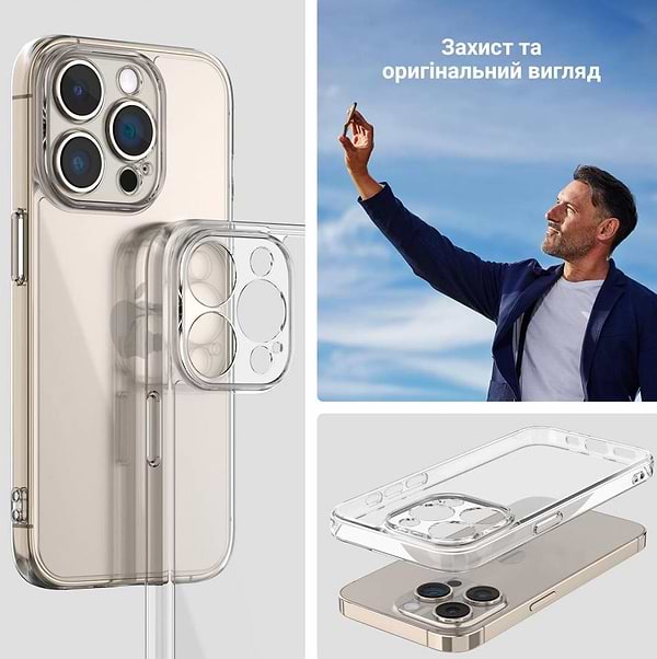 Фото - Чохол для смартфону Armorstandart Air for OPPO Reno12 Pro Camera cover Clear (ARM78017)