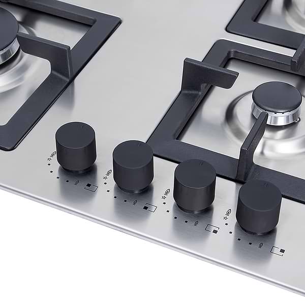 Фото - Варочная панель газовая Perfelli HGM 6430 Inox Slim Line