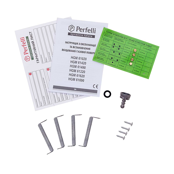 Фото - Варочная панель газовая Perfelli HGM 61490 BL