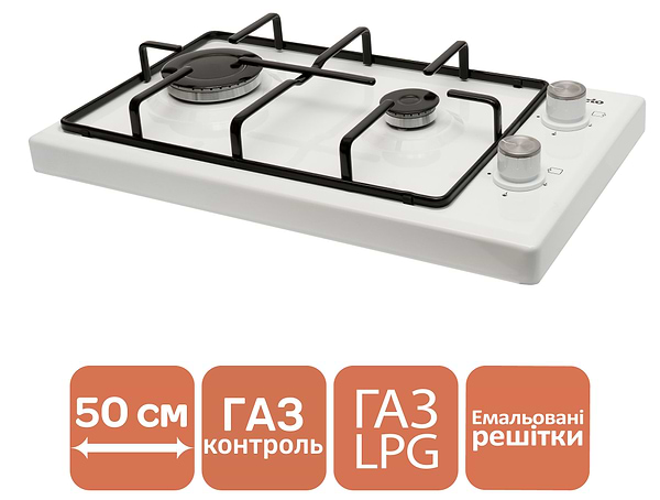 Фото - Плита газовая настольная Ventolux HGT 620 ES (WH)