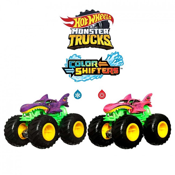 Фото - Машинка, меняющая цвет Hot Wheels Машинка-внедорожник "Измени цвет" серии "Monster Trucks" (в асс.) (HGX06)