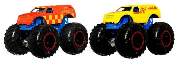 Фото - Машинка, меняющая цвет Hot Wheels Машинка-внедорожник "Измени цвет" серии "Monster Trucks" (в асс.) (HGX06)