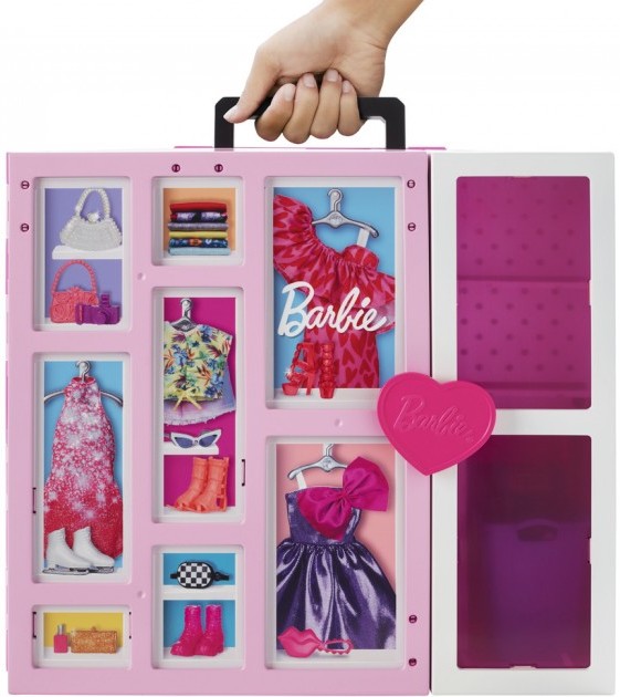 Фото - Мебель и домики для куклы Barbie Двухэтажный шкаф мечты с куклой (HGX57)