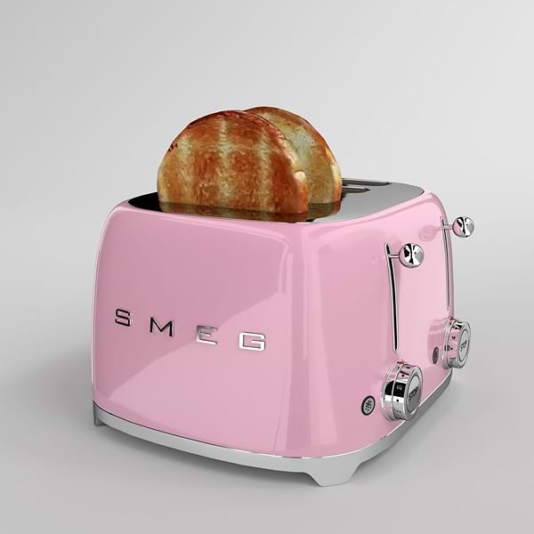 Фото - Тостер Smeg TSF03PKEU