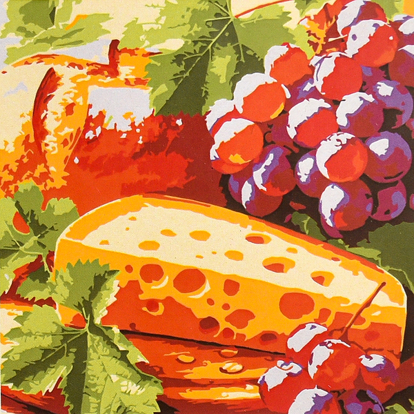 Фото - Картина по номерам Strateg Вкус удовольствия 20х20 (HH8044)