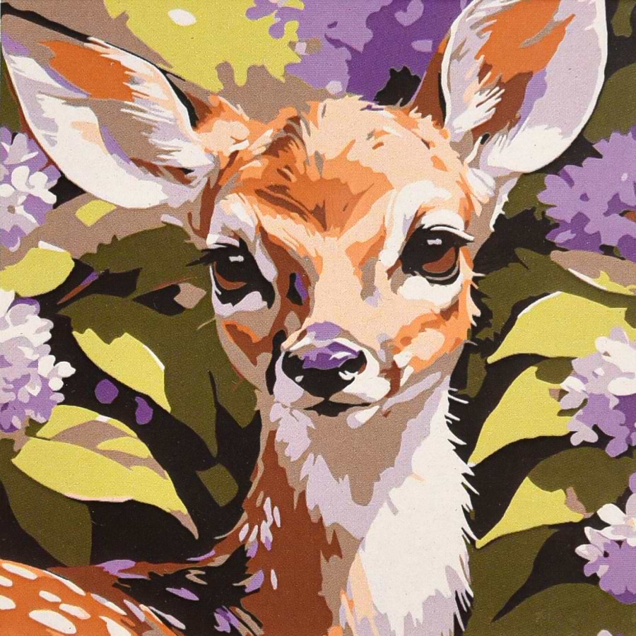 Картина по номерам Strateg Нежный взгляд 20х20 (HH8050)