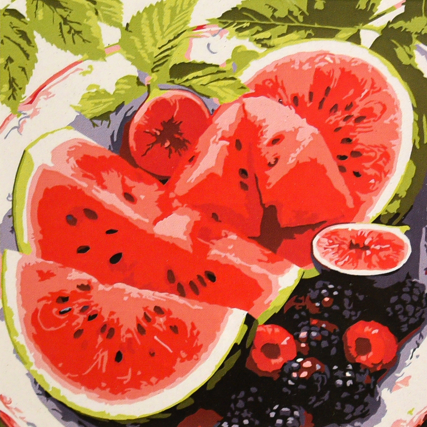 Картина по номерам Strateg Вкус лета 20х20 (HH8058)