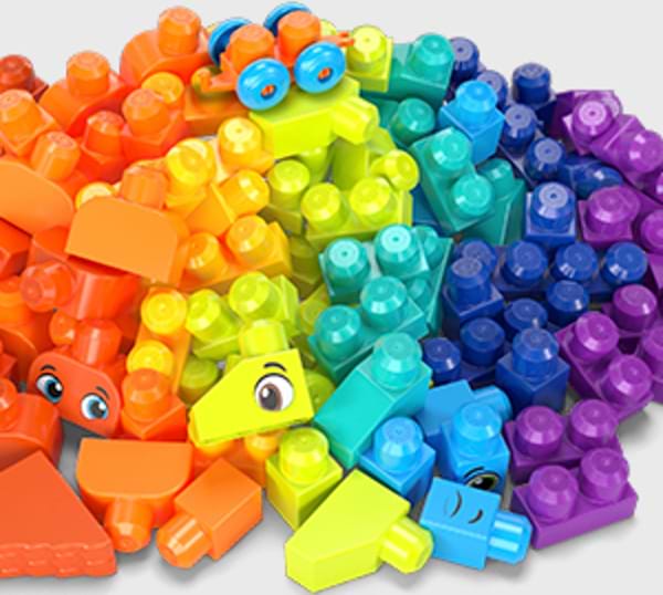 Фото - Пластиковий конструктор для малюків Mega Bloks Великий конструктор у мішку (150 деталей) (HHM96)