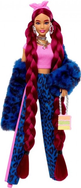 Фото - Лялька Barbie "Екстра" у синьому леопардовому костюмі (HHN09)