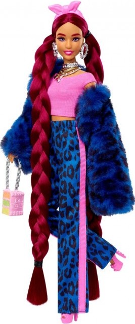 Фото - Лялька Barbie "Екстра" у синьому леопардовому костюмі (HHN09)
