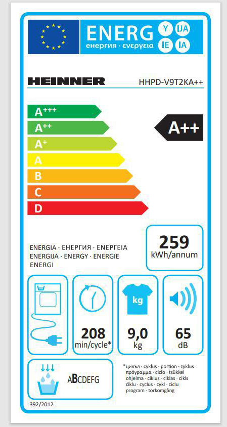 Фото - Сушильная машина Heinner HHPD-V9T2KA++