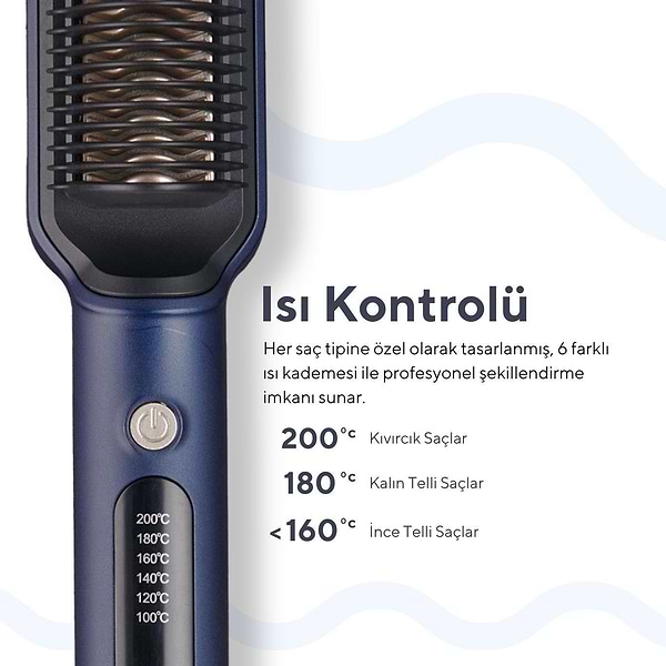 Фото - Выпрямитель волос Kumtel HHSB-01 BLUE