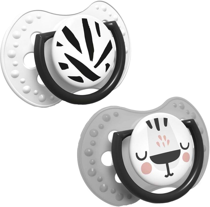 Симетрична пустушка Lovi Salt&Pepper силиконовая динамическая 18+мес., 2 шт.  (22/880) - Фото 1