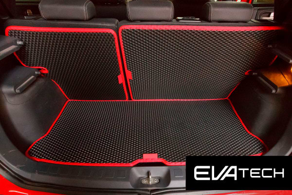 Фото - EVA коврик в багажник авто EVAtech для Colt 5-doors MT Mitsubishi 2004-2012 6 поколение Htb EU (MT3363B1RGB)