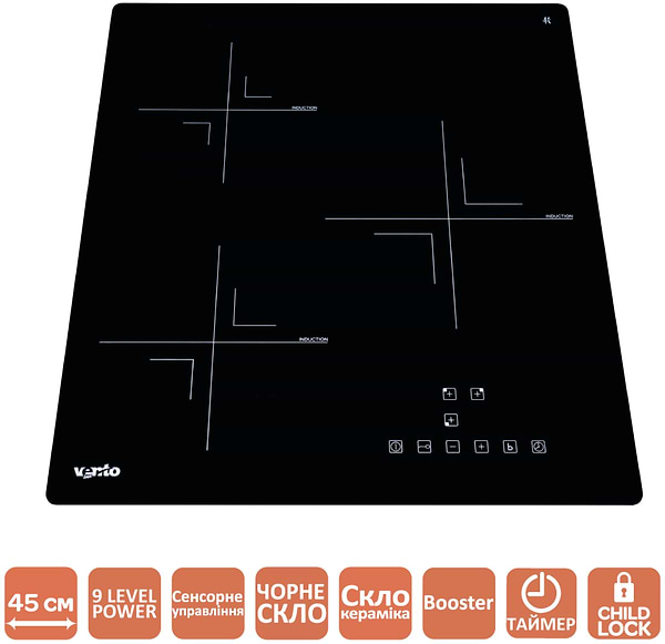 Фото - Варочная панель электрическая Ventolux HI 43 TC FBS