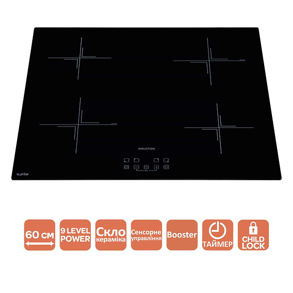 Фото - Варильна поверхня електрична Ventolux HI 64 TC