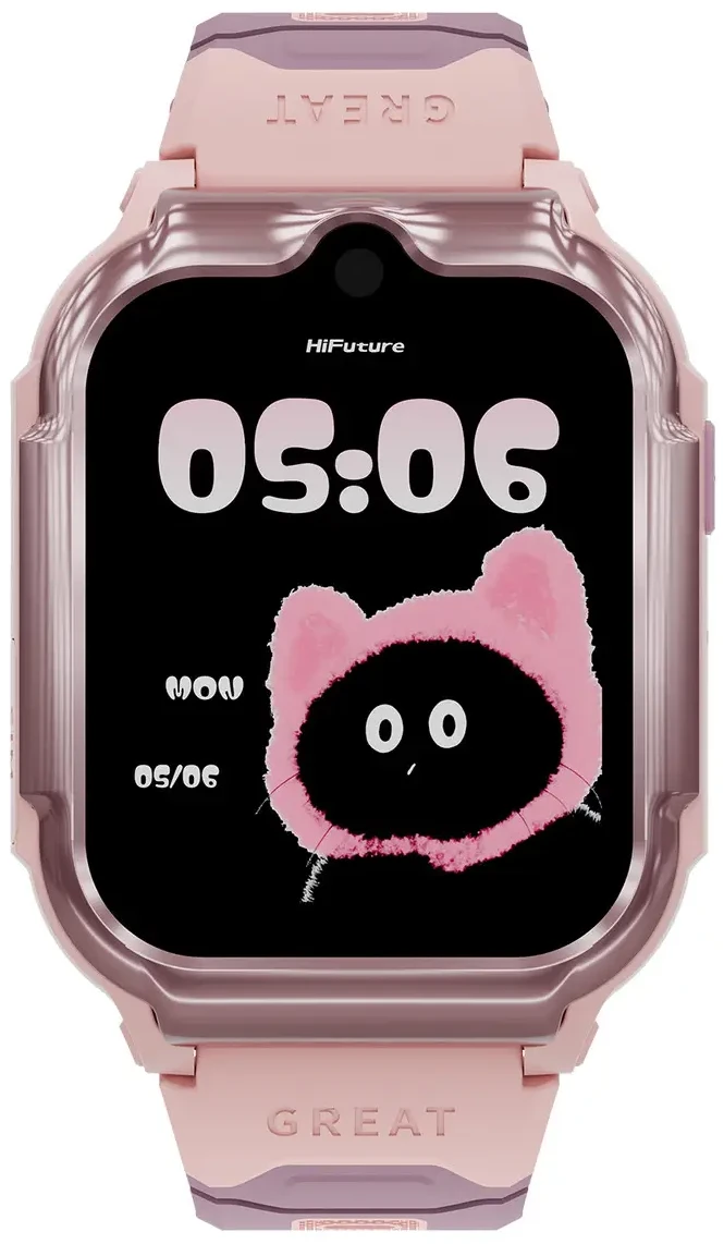 Детские часы HiFuture Kidguard G1 с GPS 4G и камерой Pink Purple