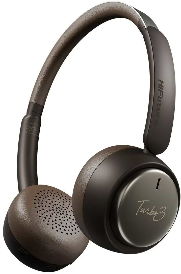 Наушники накладные беспроводные HiFuture Turbo 3 (turbo3.brown) Brown