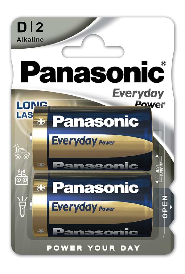 Фото - Батарейка тип D (LR-20) Panasonic EVERYDAY POWER D BLI 2 ALKALINE