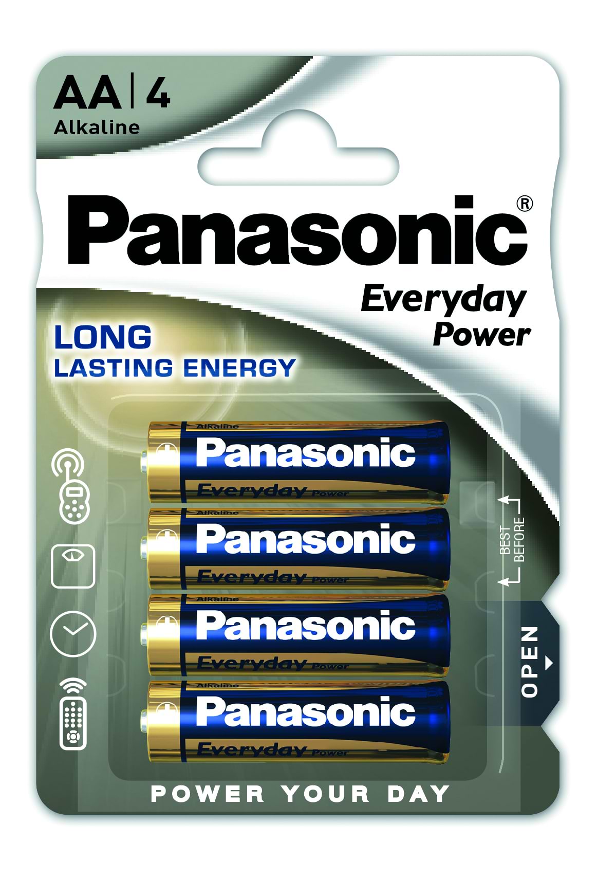 Батарейка тип AA Panasonic EVERYDAY POWER AA BLI 4 ALKALINE (LR6REE/4BR)