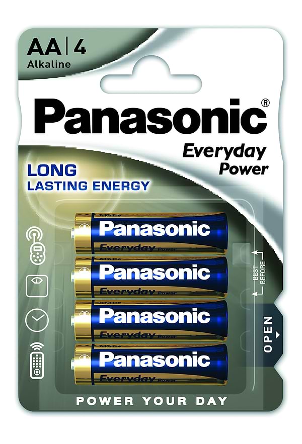 Фото - Батарейка тип AA Panasonic EVERYDAY POWER AA BLI 4 ALKALINE (LR6REE/4BR)