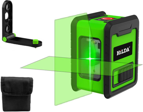 Уровень лазерный Hilda +настенный кронштейн IP54 500cm Green (Hilda-WB-Gn)