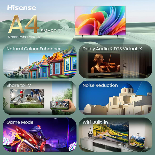 Фото - Телевизор Hisense 40A4S
