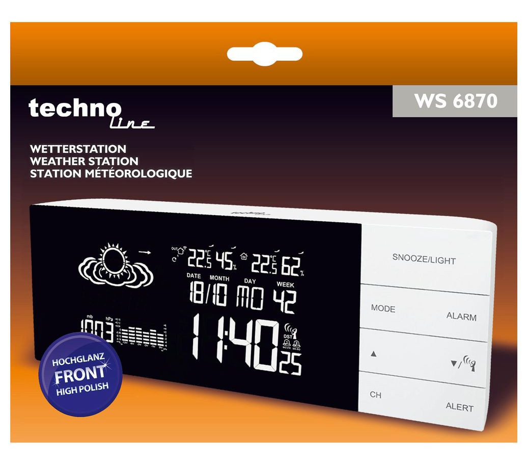Фото - Метеостанція Technoline White (WS6870)