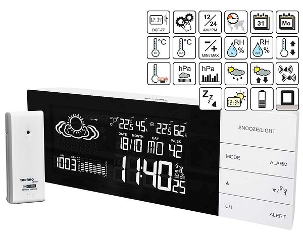 Фото - Метеостанція Technoline White (WS6870)