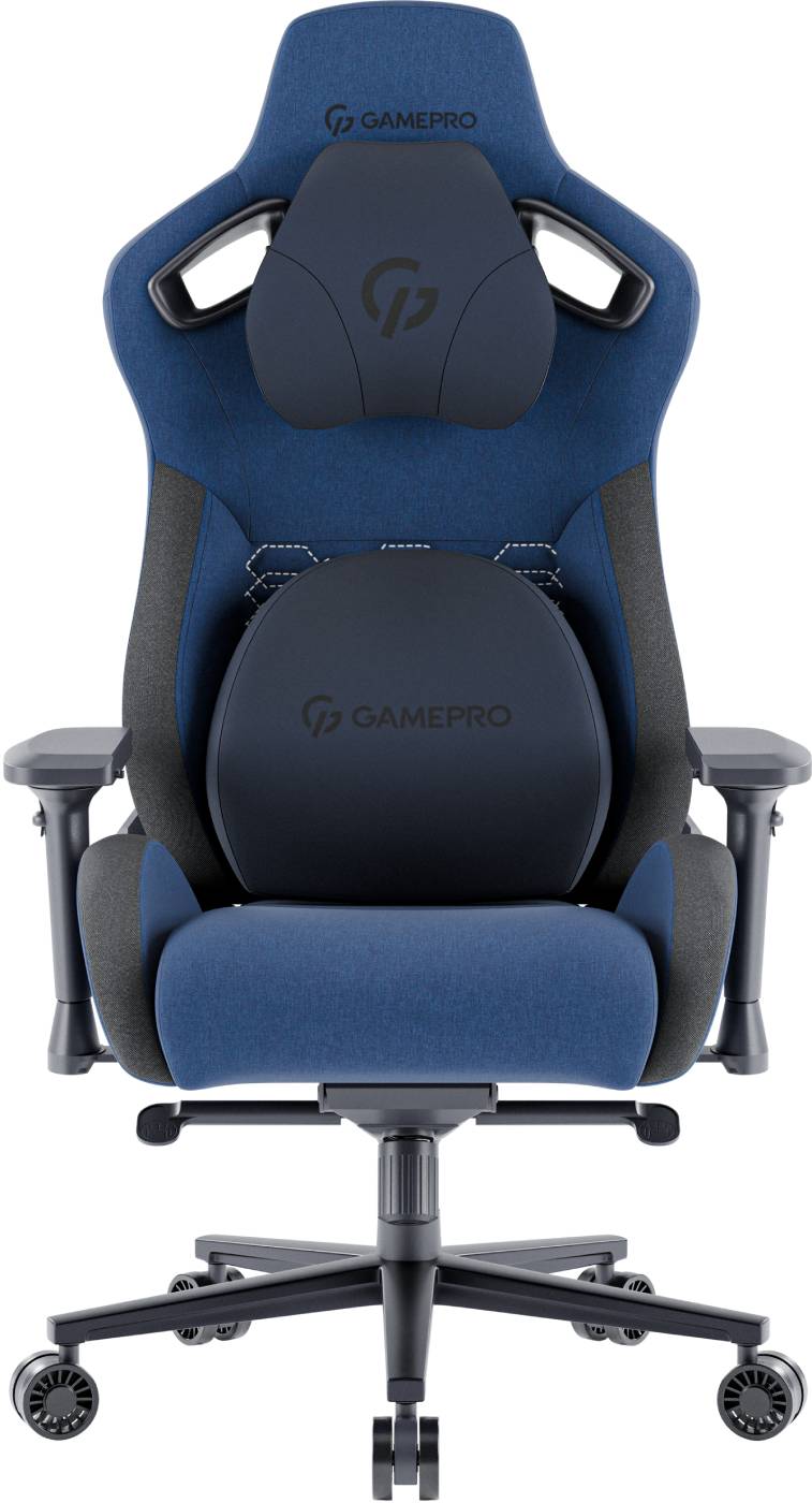 Фото - Крісло для геймерів GamePro Size XL Fabric Dark Blue (GC900DB)