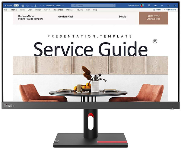 Фото - Монитор Lenovo ThinkVision S24i-30 (63DEKAT3EU)