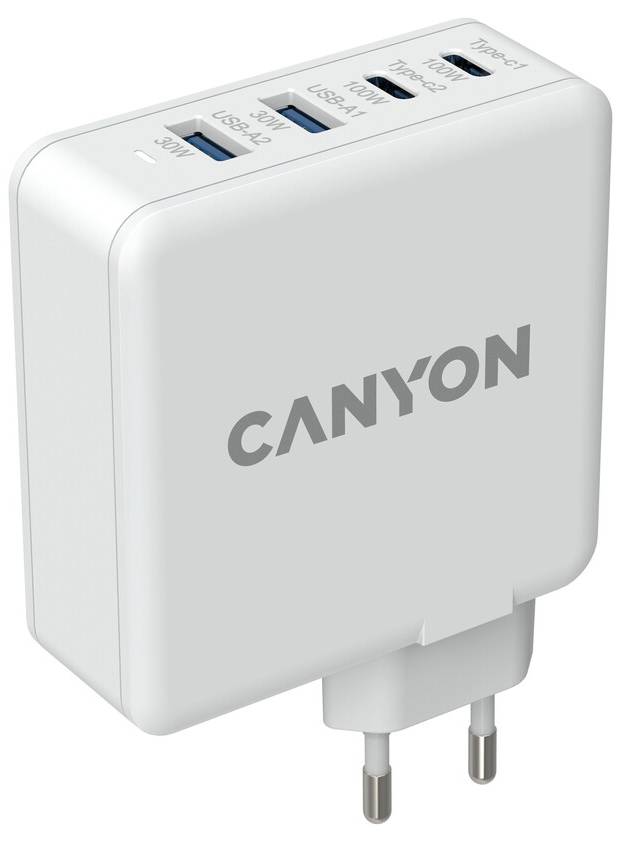 Фото - Мережевий зарядний пристрій Canyon CND-CHA100W01