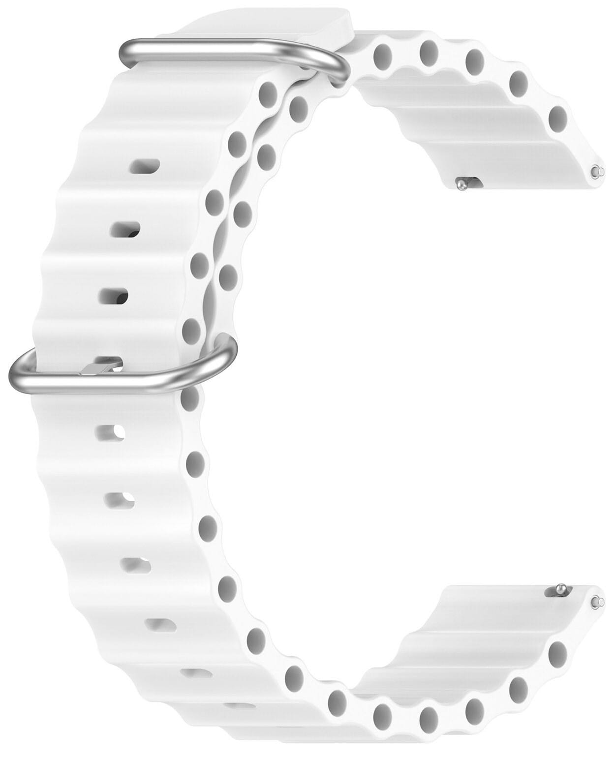 Ремінець для смарт-годинника BeCover Wave Style (20mm) for Samsung Galaxy Watch 7 (40/44mm) / 7 FE / 6 / 6 Classic / 5 / 5 Pro / 4 / 4 Classic / Wa (714151)