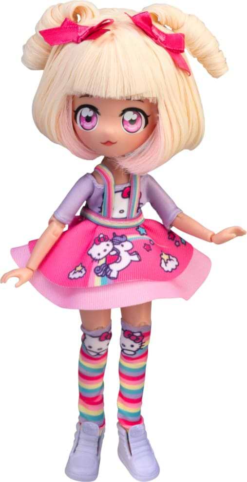 Кукла 4SF Manga Dolls Hello Kitty – КОНФЕТКА-ЕДИНОРОГ (HKTF0400) - Фото 1