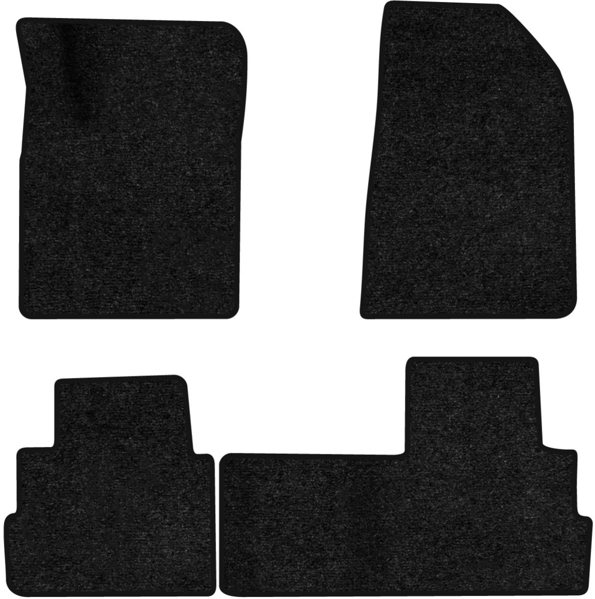 Коврики ворсовые в салон авто EVAtech Standard для Haval H6 AWD 2020 3 поколение SUV EU черный кант HL11635PER4VEB