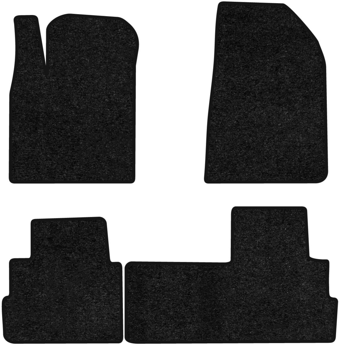 Коврики ворсовые в салон авто EVAtech Standard для Haval H6 AWD 2020 3 поколение SUV EU черный кант HL11635PVR4VEB