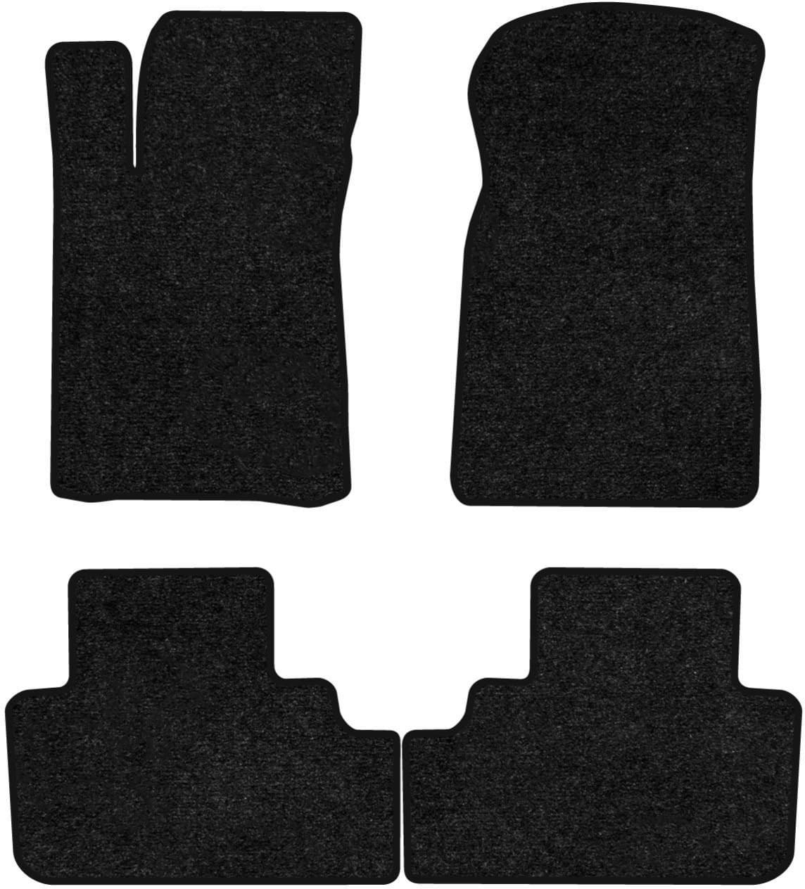 Коврики ворсовые в салон авто EVAtech Standard для Haval H6 2017 2 поколение SUV EU черный кант HL1458PC4VEB