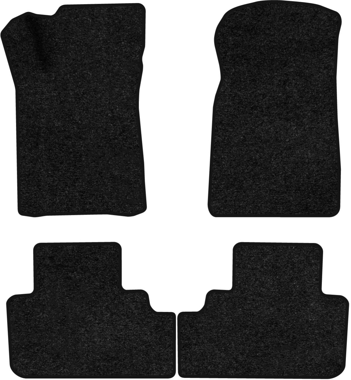 Коврики ворсовые в салон авто EVAtech Standard для Haval H6 2017 2 поколение SUV EU черный кант HL1458PDC4VEB