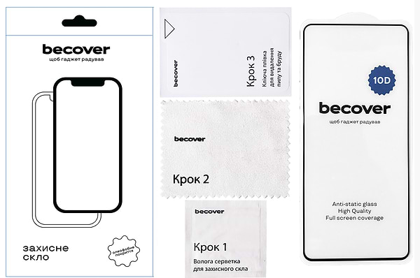 Фото - Захисне скло для смартфону BeCover for Motorola Moto G24/G24 Power 10D Black (711823)
