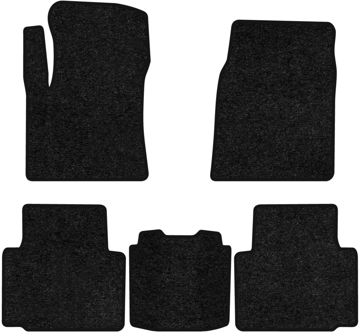 Коврики ворсовые в салон авто EVAtech Standard для Haval H2 2014-2021 1 поколение SUV EU черный кант HL51884C5VEB