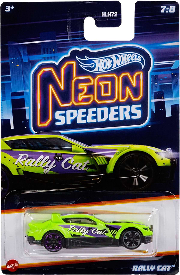 Фото - Базовая машинка Hot Wheels "Неоновые гоночные" (в ас.) (HLH72)