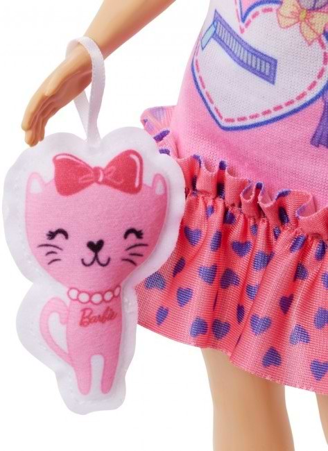 Фото - Лялька Barbie "Моя перша Barbie" білявка з кошеням (HLL19)