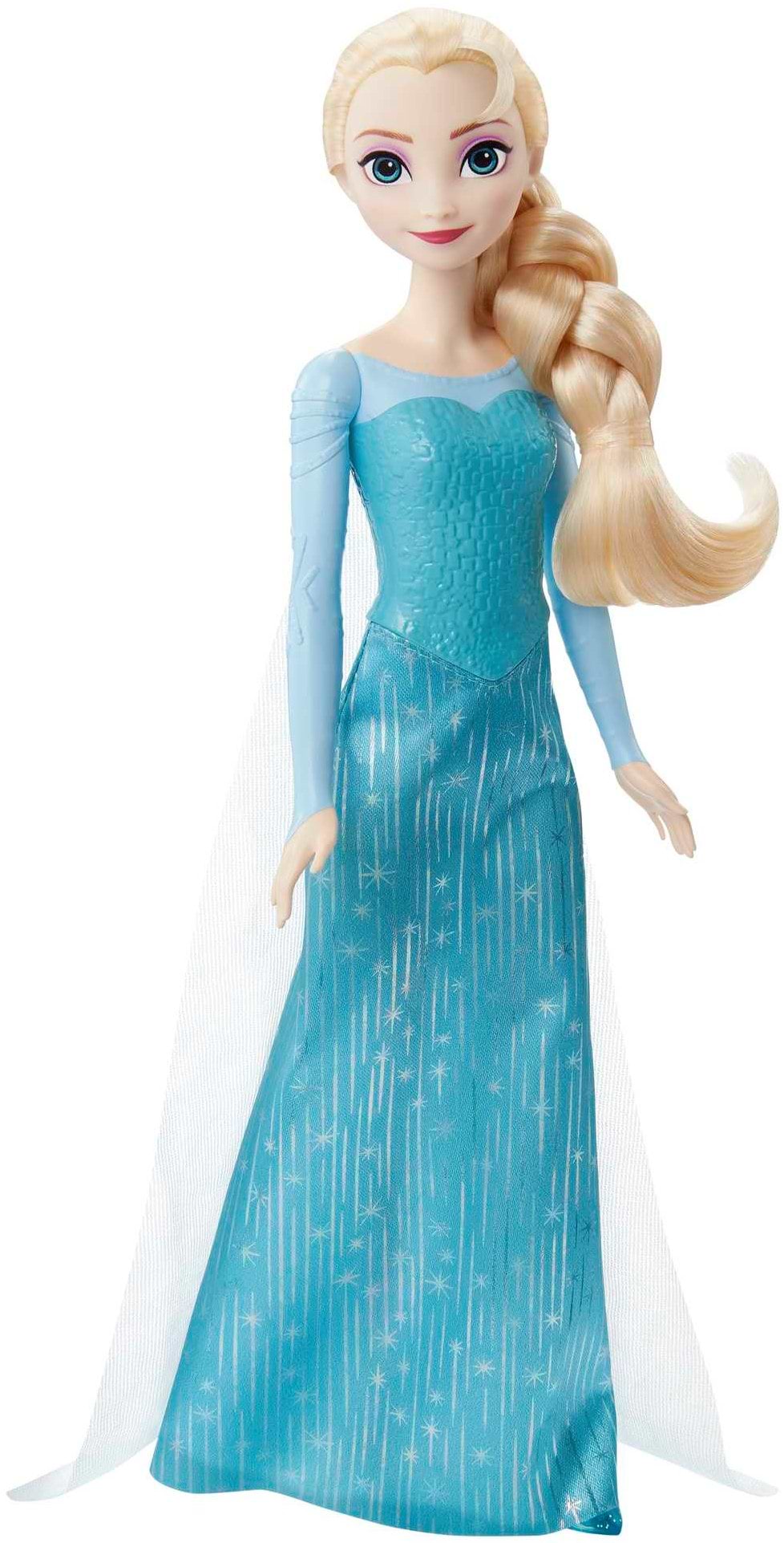 Коллекционная кукла Disney Frozen Эльза из м/ф "Ледяное сердце" в платье со шлейфом (HLW47) - Фото 1
